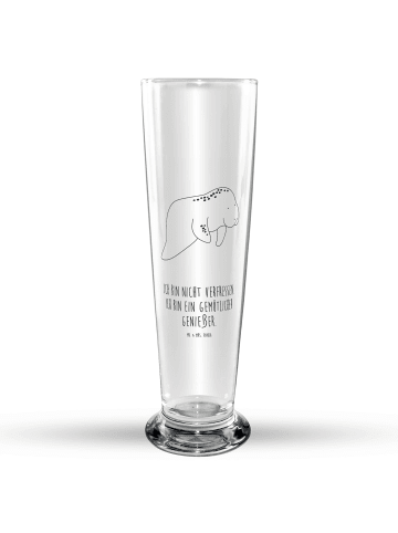 Mr. & Mrs. Panda Bierglas Seekuh Chillen mit Spruch in Transparent