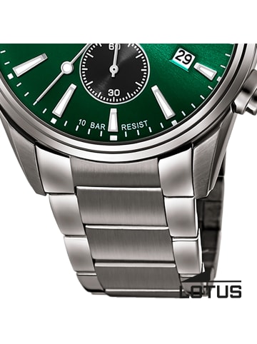 Lotus Chronograph-Armbanduhr Lotus Classic grau groß (ca. 42mm)