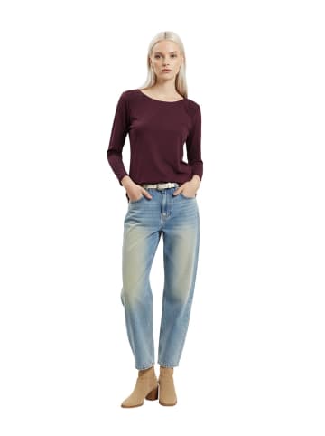 Alexa Dash Blouse in Bordeaux