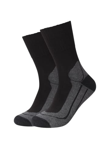 camano Wandersocken outdoor 2er Pack function in Schwarz