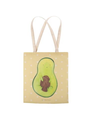 Mr. & Mrs. Panda Tasche Avocado Kern ohne Spruch in Gelb Pastell