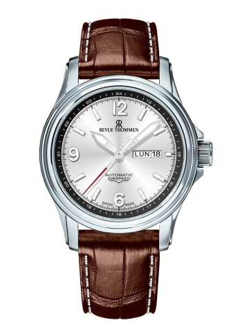 Revue Thommen Automatikuhr für Herren in silber