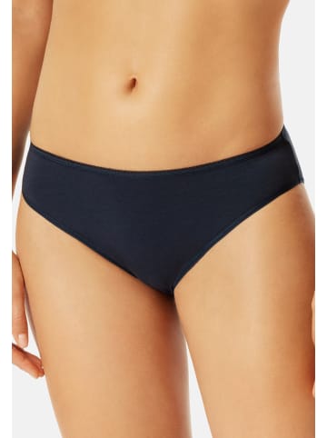 UNCOVER BY SCHIESSER Tai Slip Bamboo Cotton in Dunkelblau