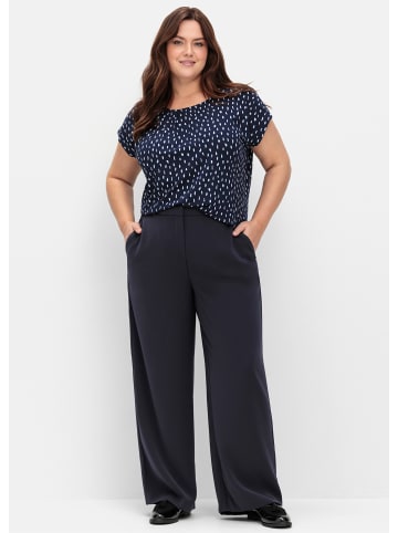 sheego Hose in tiefblau
