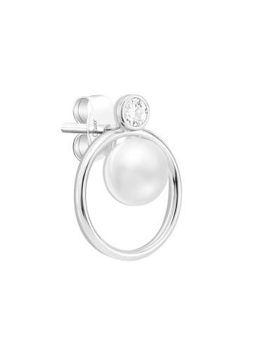 s.Oliver Ohrstecker Classic Pearl in silber