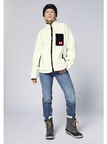 Chiemsee Fleecejacke in Weiß
