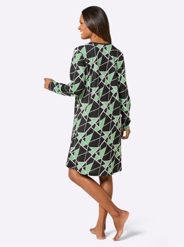 WITT WEIDEN Sleepshirt in apfel-schwarz-bedruckt