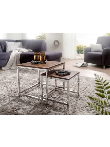 FineBuy Couchtisch "FB37113" in Braun /