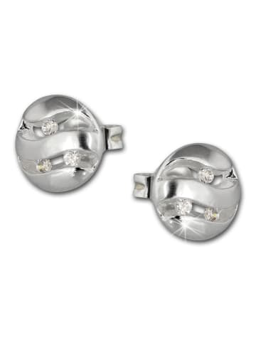 KISMA Ohrringe 925 Sterling Silber Ohrstecker ca. 9mm