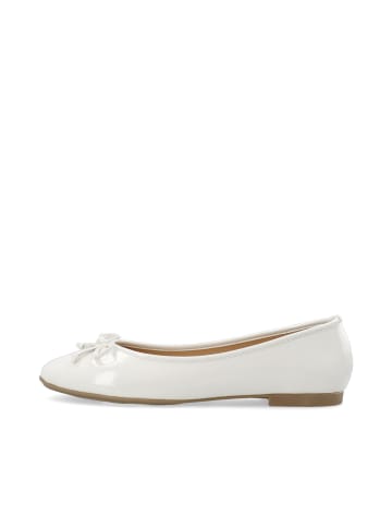 Bianco Ballerinas in OffWhitePatent