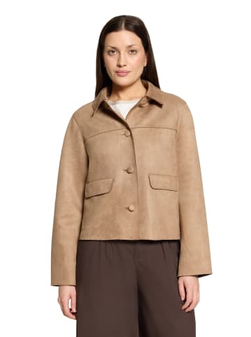 CARTOON Casual-Jacke mit Eingrifftaschen in Braun