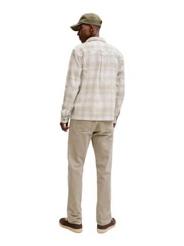 Jack & Jones Hemd JPRBLURAYLE LINEN BL.CHECK LS in Weiß