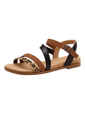 S.OLIVER RED LABEL Sandalen in Leopard