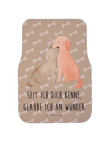 Mr. & Mrs. Panda Fahrer Autofußmatte Hunde Liebe mit Spruch in Hundeglück