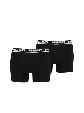 HEAD Boxershort 2er Pack in Schwarz