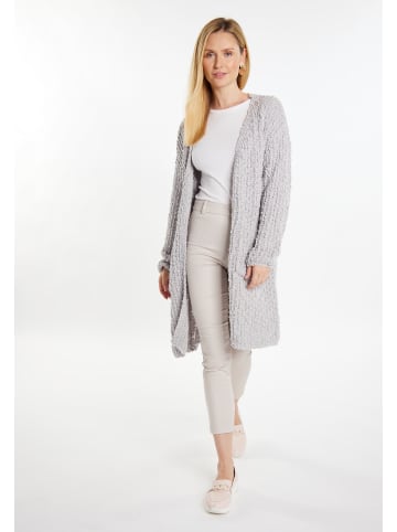 usha WHITE LABEL Strickcardigan in Grau