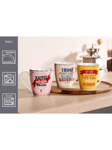 Ritzenhoff & Breker 6er Set Henkelbecher Büro 360 ml in bunt