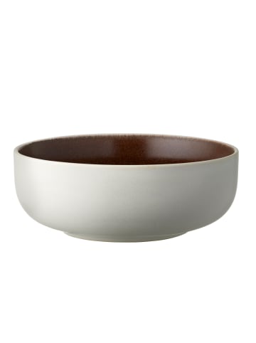 Studio Round Schale North in Matte white/Matte bark
