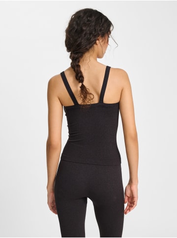 Hummel T-Shirt Hmlyoga Multisport Damen in BLACK MELANGE