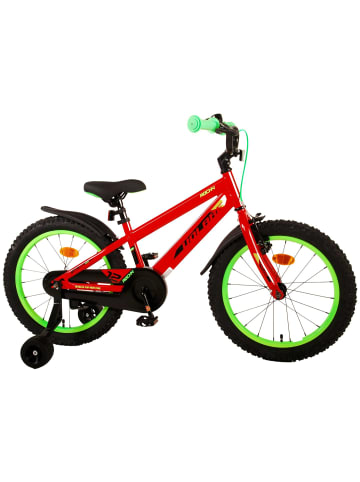 Volare Kinderfahrrad Rocky Fahrrad für Jungen 18 Zoll Kinderrad in Rot 4 Jahre