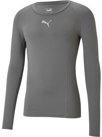 Puma T-Shirt "LIGA Baselayer Tee Longsleeve" in Grau
