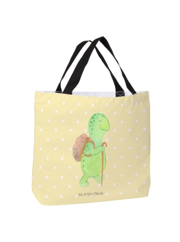 Mr. & Mrs. Panda Shopper Schildkröte Wanderer ohne Spruch in Gelb Pastell