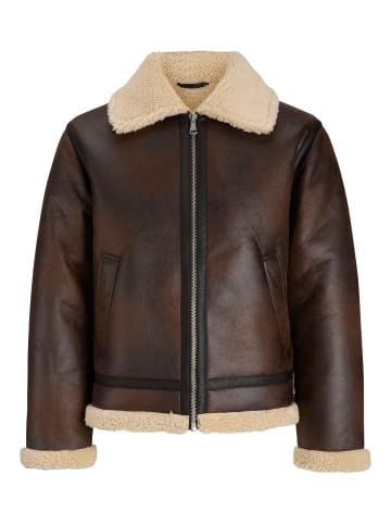 Jack & Jones Fliegerjacke in Chocolate Brown