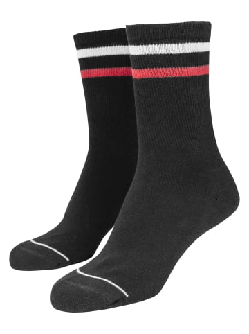 Urban Classics Urban Classics Socken in black/white/red