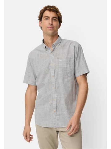 Camel Active Kurzarmhemd mit Kontrastdetails in Offwhite