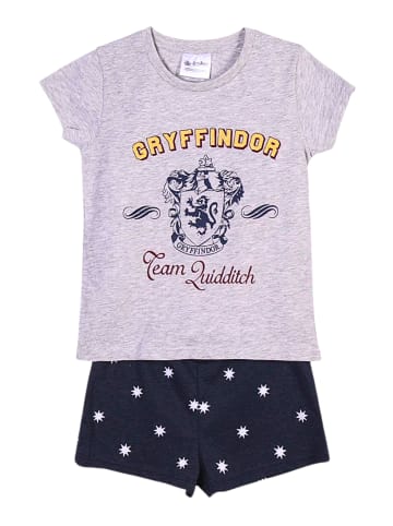 Cerda Schlafanzug kurz Harry Potter Gryffindor in Grau-Dunkelgrau