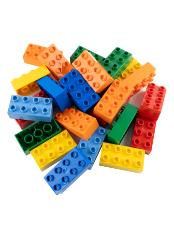 LEGO DUPLO® 2x4 Bausteine Bunt 20x Teile - ab 18 Monaten in multicolored
