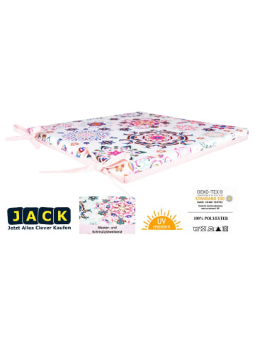 JACK Outdoor Kissen Motiv 40x40cm inkl. Füllung Mandala Rosa