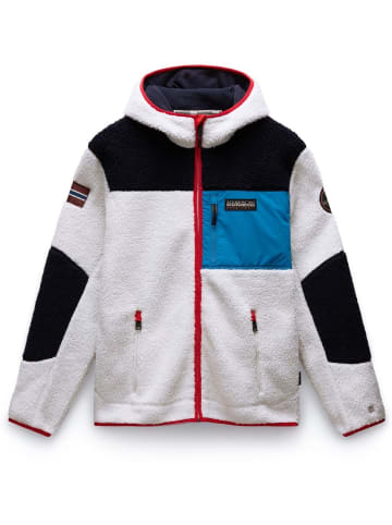 Napapijri Fleecejacke/Fleecepullover "Yupik Fzh 3" in Beige
