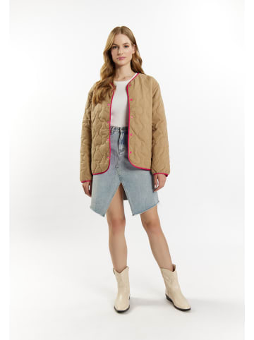 DreiMaster Vintage Damen Steppjacke in Taupe