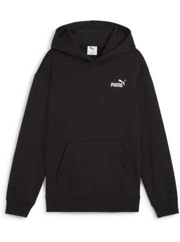Puma Hoodie "ESS Small No.1 Logo Relaxed Hoodie FL B" in Schwarz