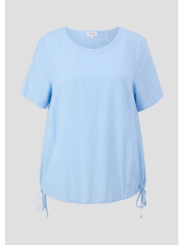s.Oliver Bluse kurzarm in Blau