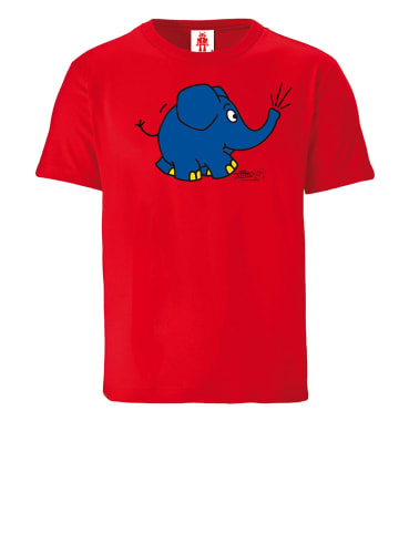 Logoshirt T-Shirt Sendung mit der Maus - Elefant Törö in rot
