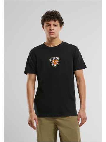 Mister Tee T-Shirt "Detroit Tiger Head Patch Tee" in Schwarz