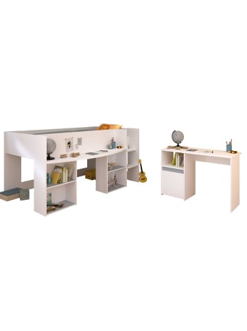 58 aufm Kessel KINDERZIMMER-SET 2-tlg. Parisot Pirouette 17 Holzdekor Weiß