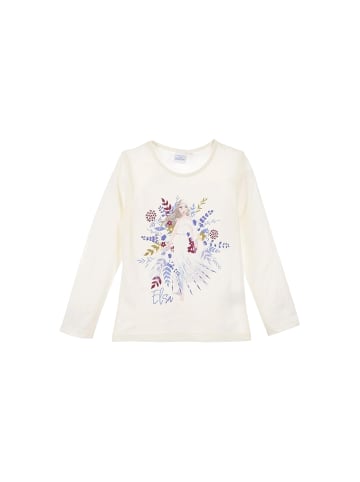 Disney Frozen Langarmshirt Elsa Longsleeve in Weiß