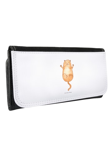 Mr. & Mrs. Panda Damen Geldbeutel Katze Umarmen ohne Spruch in Weiß