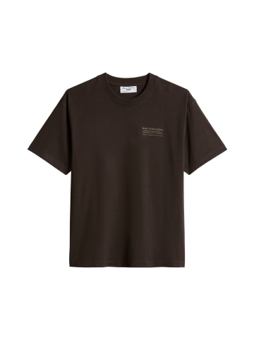 Marc O'Polo DENIM T-Shirt relaxed in Chocolate Brown