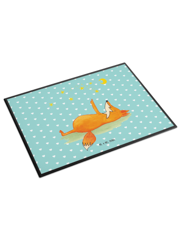 Mr. & Mrs. Panda arbeitsunterlage Fuchs Sterne ohne Spruch in Türkis Pastell