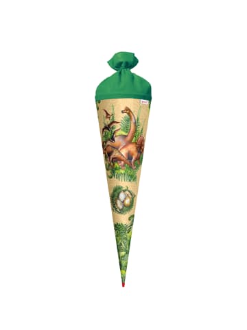 ROTH Schultüte groß Veganosaurus 70 cm in Grün