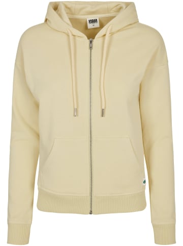 Urban Classics Zip-Kapuzenpullover in softyellow