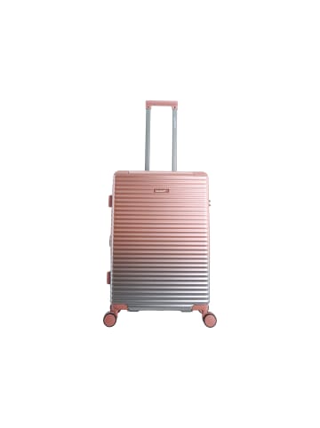 Saxoline SX Blue Elite Trolley TSA Zahlenschloss Spinner 66 cm in pink gradient