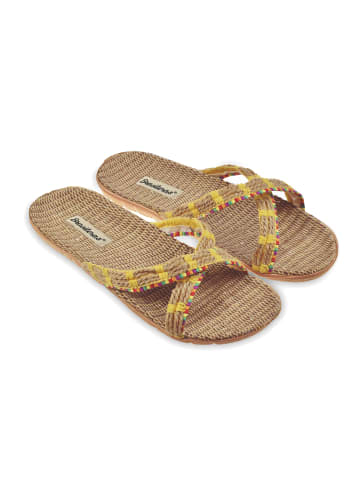 Brasileras Pantoletten "Amelia" in Gelb