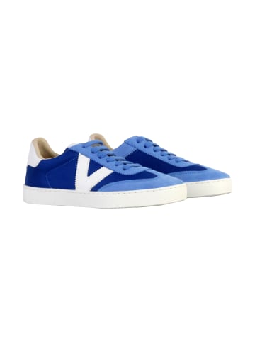 Victoria Niedrige Sneaker aus Leder Blau