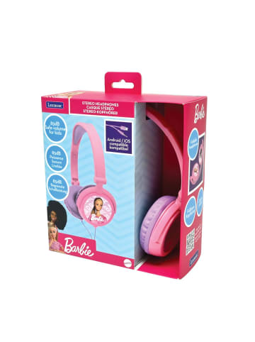 LEXIBOOK® Barbie Stereo-Kabelkopfhörer faltbar