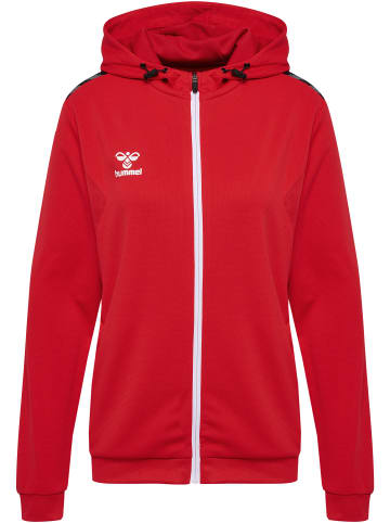 Hummel Hummel Hoodie Hmlauthentic Multisport Damen Atmungsaktiv Feuchtigkeitsabsorbierenden in TRUE RED